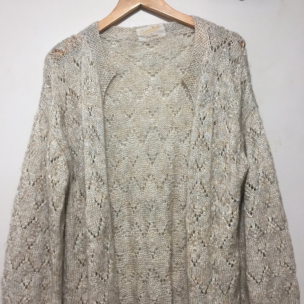 VINTAGE CARDIGAN SWEATER CUSTOM MADE BY RUTH FRANKS